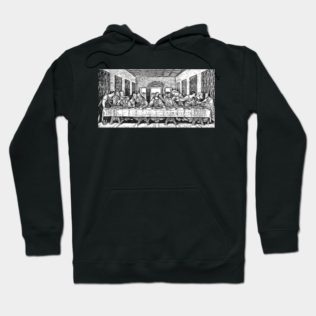 The last supper Hoodie by SAN ART STUDIO 